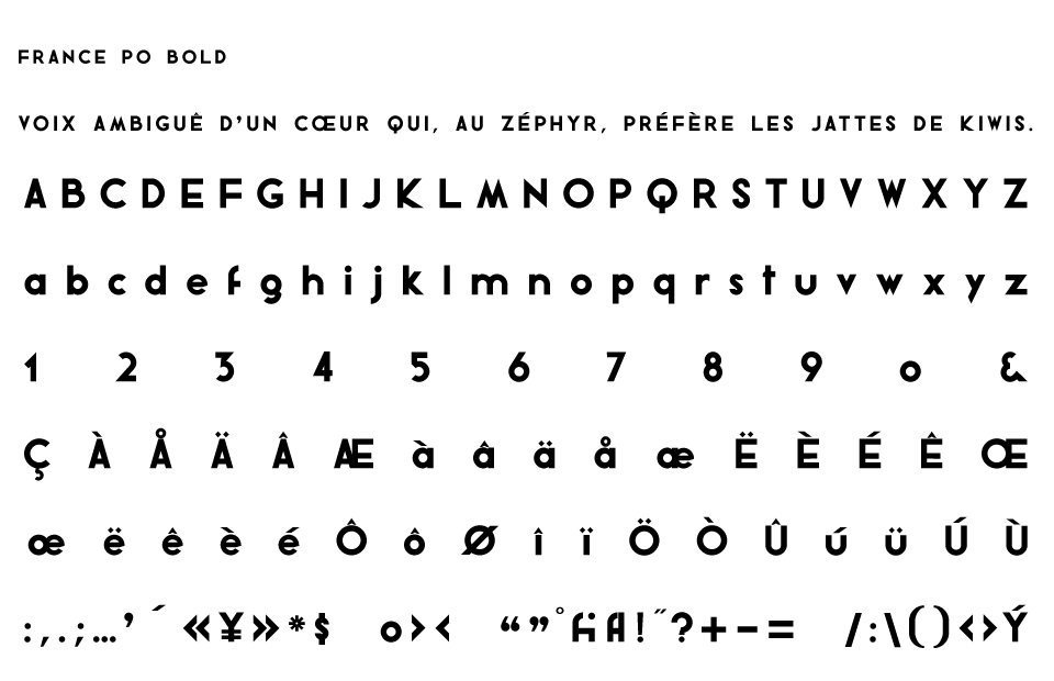 agencements graphiques, Cédric Fenet, France po Bold, typographie, design graphique, Paris